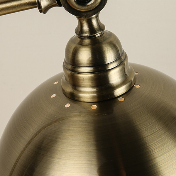 20'' Antique Metallic LED Desk Lamp with Adjustable Gooseneck for Task Lighting - Image 11