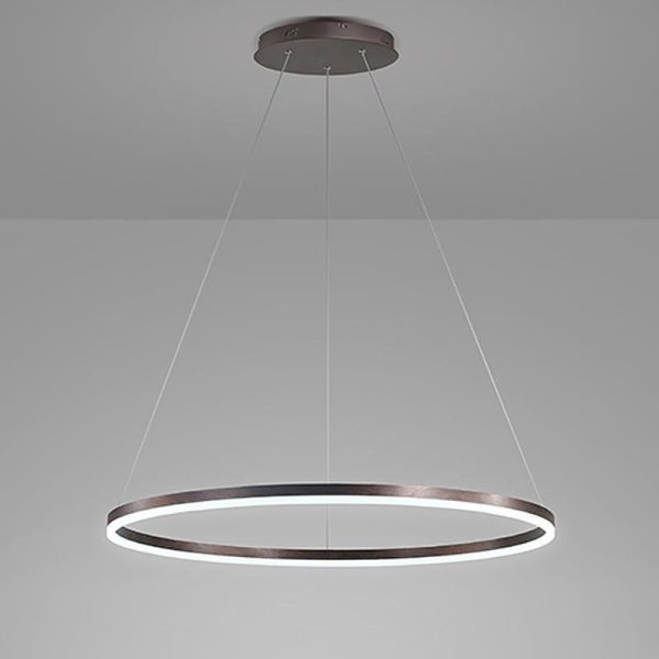 16'' Simple Circle Single Pendant Light Acrylic Pendant Lighting - Image 6