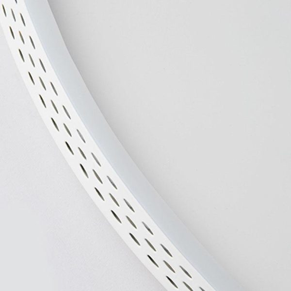 Modern Round Dimmable Flush Mount Lights LED Ceiling Light with Hollow Edge - Image 14