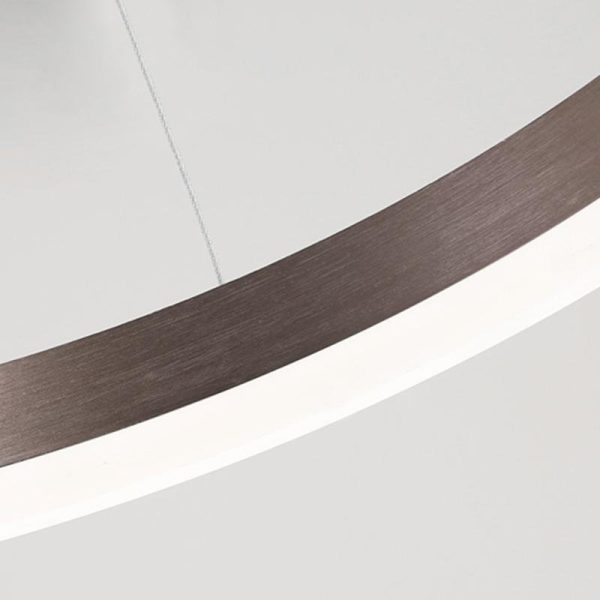 16'' Simple Circle Single Pendant Light Acrylic Pendant Lighting - Image 8