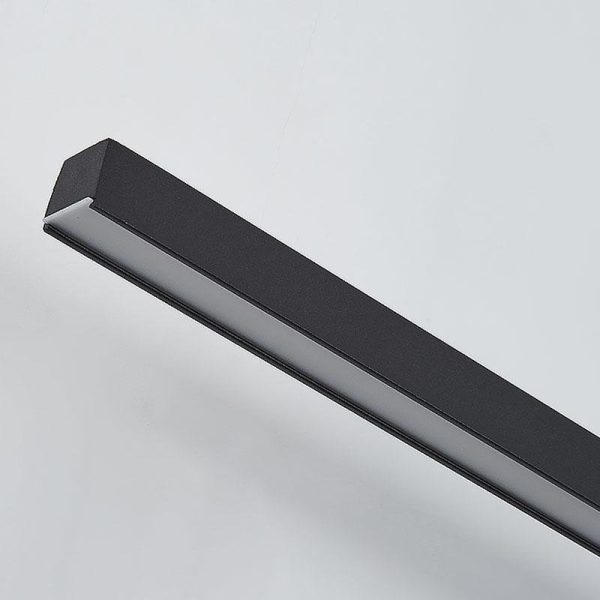 Modern Linear Farmhouse Black Chandelier - Image 9