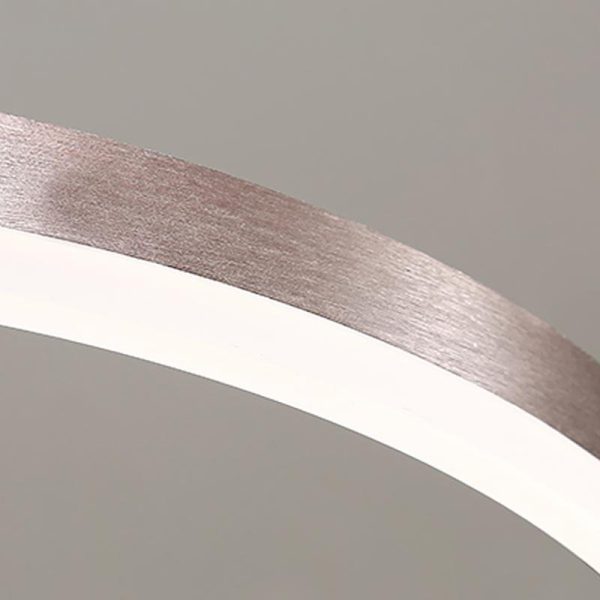 16'' Simple Circle Single Pendant Light Acrylic Pendant Lighting - Image 9