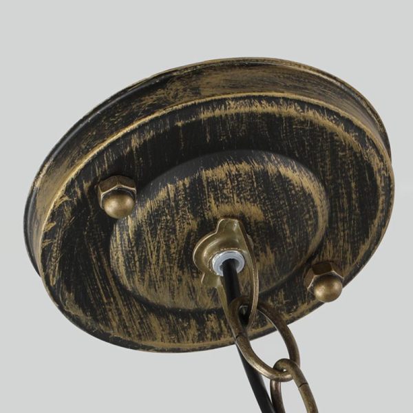 Cone Richly Colored Wood Pendant Light With a Unique Farmhouse Appearance - Image 7