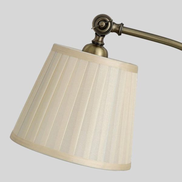 Industrial Empire-Style Metal Desk Lamp with Curved Arm and Adjustable Lighting - Image 9