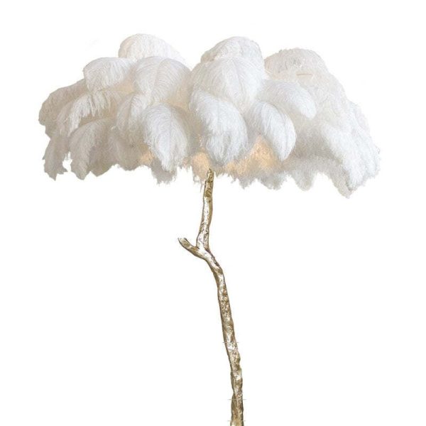 O'Moore Nordic Luxury Unique Ostrich Feather Floor Lamp/Table Lamp - Image 20