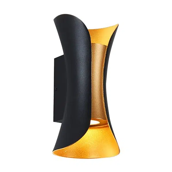 Curved LED Up and Down Lighting Waterproof Modern Outdoor Wall Lights - Image 15