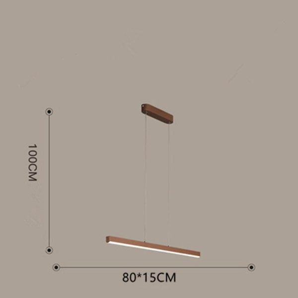 Modern Farmhouse Linear Chandelier Metal for Dining Room Living Room - Image 8