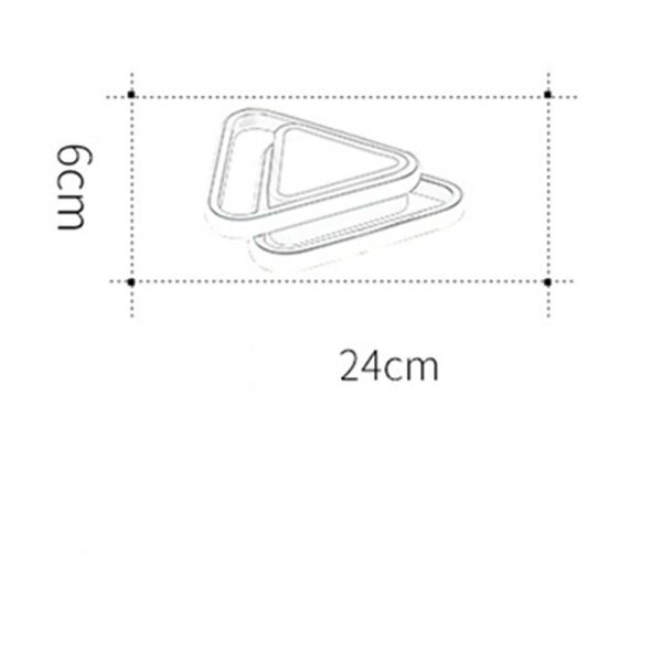 Multi Triangular Unique Kitchen Flush Mount Lighting Geometric LED Ceiling Lights - Image 5