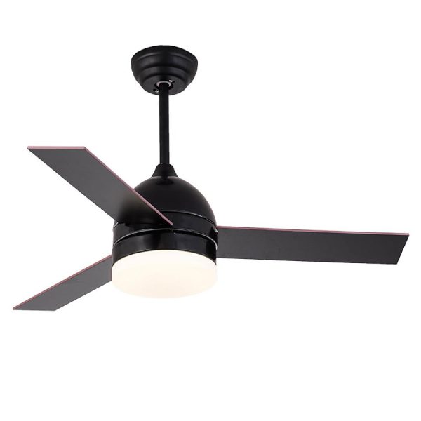 Electroplated Metal Acrylic LED Nordic Ceiling Fans with Lights - Image 7