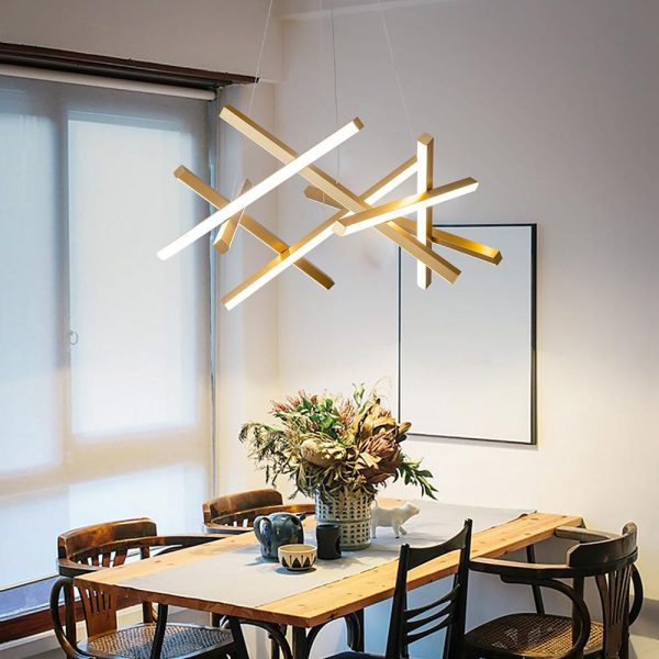 8-light Modern LED Sputnik Chandelier Stylish Island Lighting for Kitchen, Dining Room - Image 4