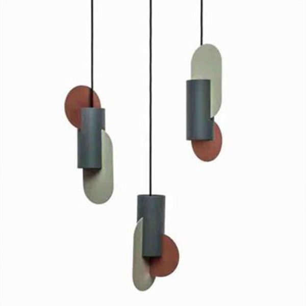 Creative Geometric Electroplated Metal LED Modern Pendant Lighting - Image 5