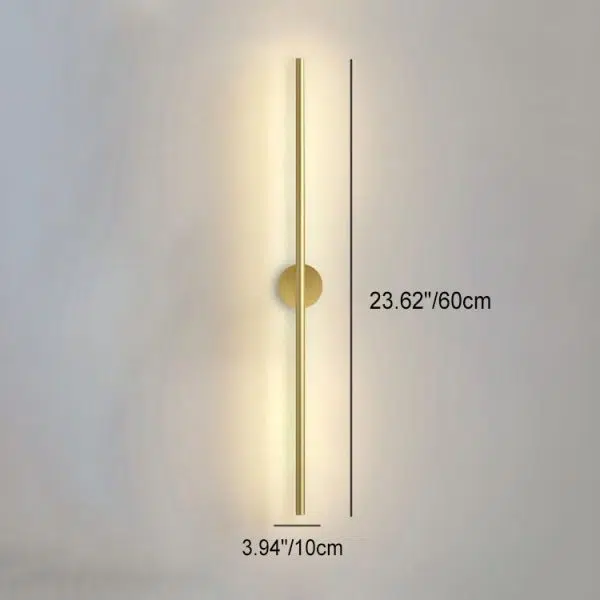 Modern Light Luxury Aluminum Long Strip Antler Shape LED Wall Sconce Lamp - Image 7