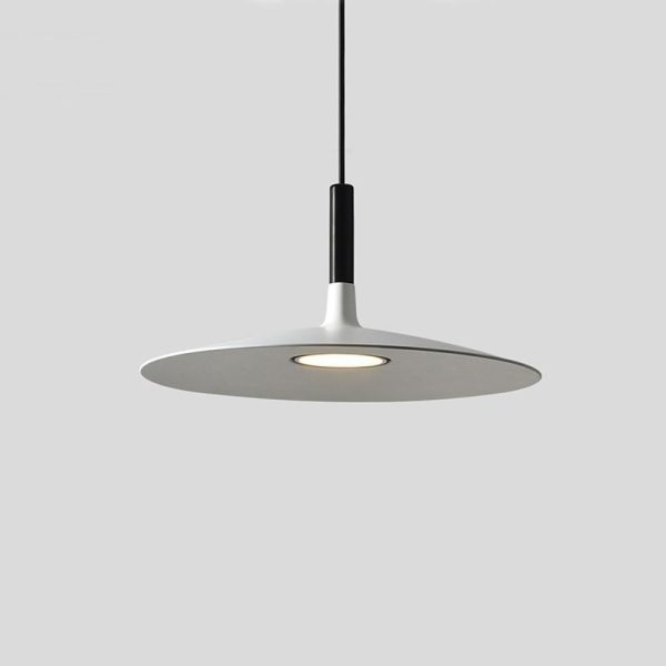 Flat Circular Design Industrial Pendant Lighting Modern Metal Kitchen Lighting Dining Room Lighting Ceiling Light - Image 6