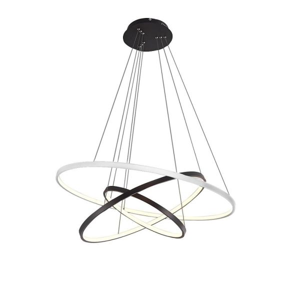 Adjustable Circles LED Dimmable with Remote Modern Chandeliers Pendant Light - Image 12