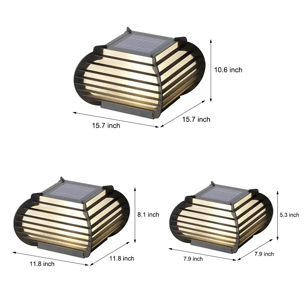 black-lattice-hardiwredsolar-outdoor-post-pier-mount-light-454400.jpg Black Lattice Hardiwred/Solar Outdoor Post Pier Mount Light - Image 11