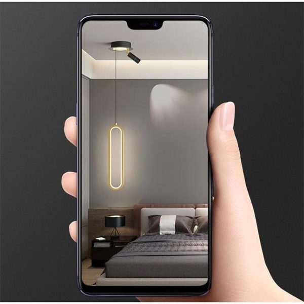 Rounded Rectangular LED Modern Pendant Light Hanging Lamp Island Lights - Image 5