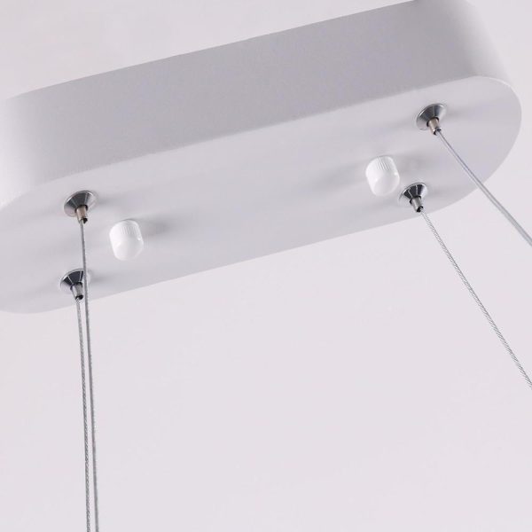 Rectangular Curves Dining Room Chandeliers Metal Modernist Pendant Lighting - Image 12