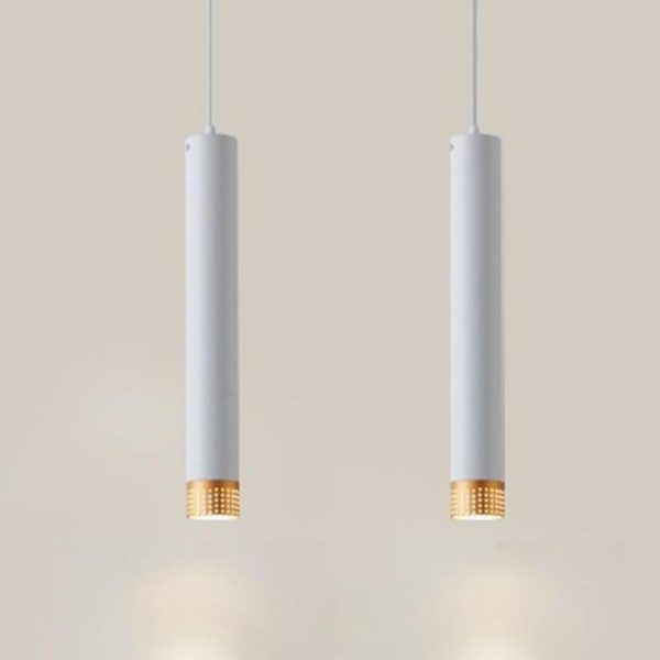 Elongated LED Industrial Linear Pendant Light Metal Island Hanging Lighting - Image 2