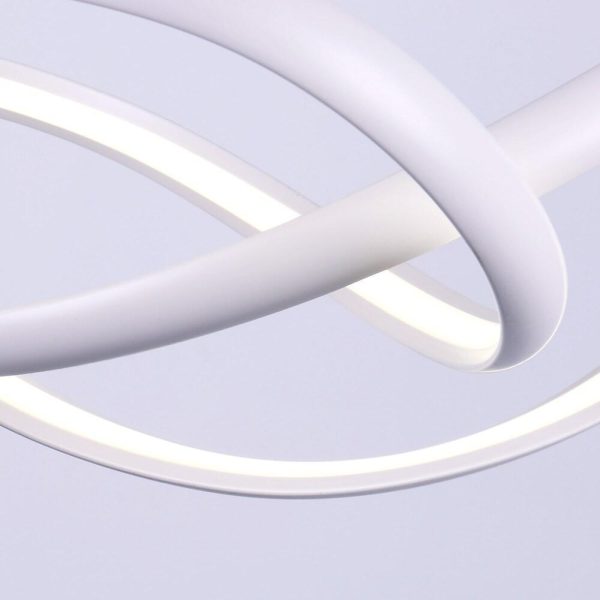 Interweaving Curved Decor Dimmable LED Adjustable Modern Pendant Lighting - Image 7