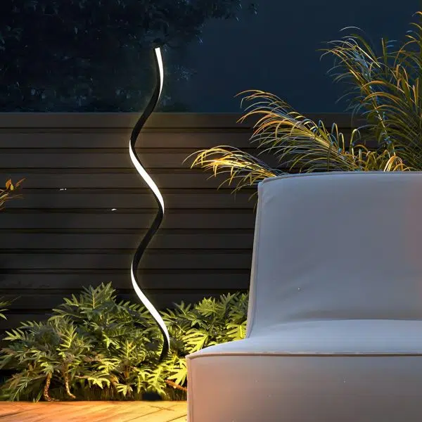 Eco-Friendly Twisted Seaweed Design LED Solar Lawn Lights - Image 5