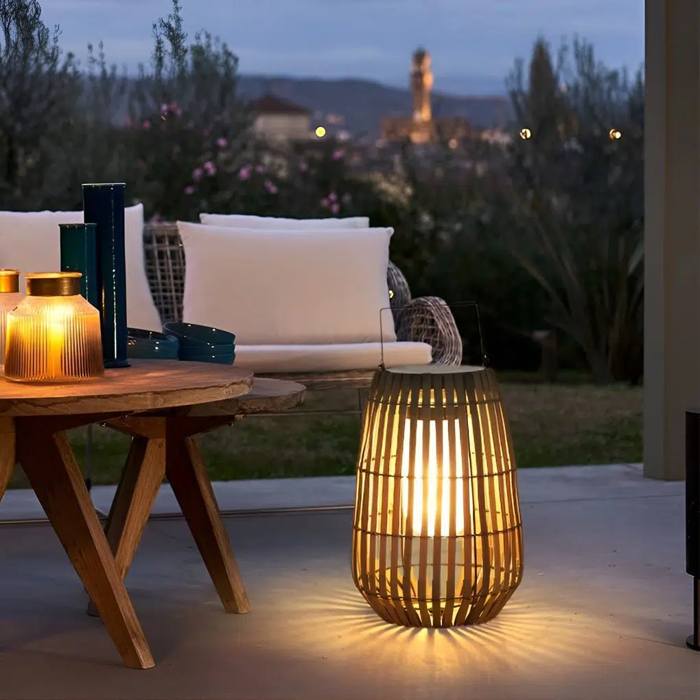 clearance-salerattan-portable-lantern-shaped-led-waterproof-solar-outdoor-lightsdazuma-828140.jpg Rattan Portable Lantern Shaped LED Waterproof Solar Outdoor Lights - Image 1