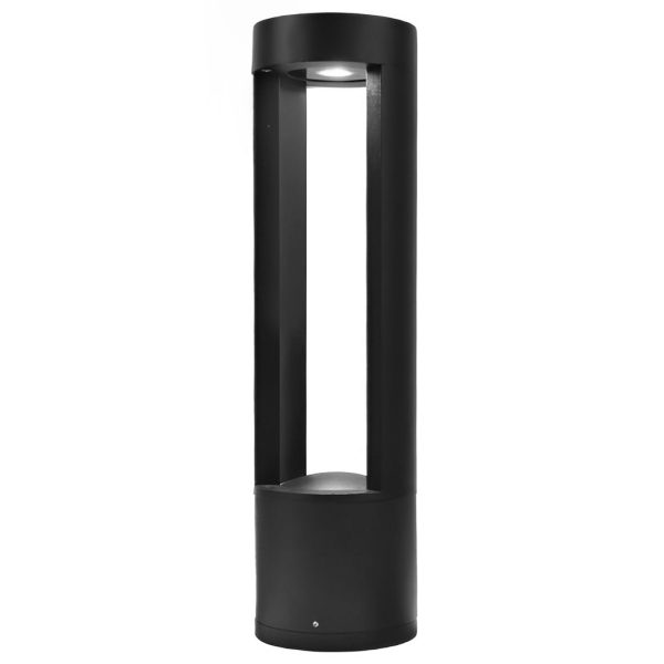 Waterproof LED Outdoor Post Light Hollow Cylindrical Black Lamp for Elegant Exterior Lighting - Image 6