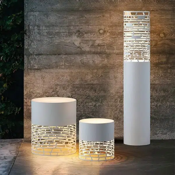 Creative Hollow Outdoor Post Lights Garden Lights Outside Lights Pole Lamp - Image 5