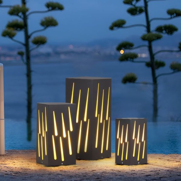 Creative LED Outdoor Post Lights Garden Lights Pillar Light Deck Post Lights Outside Lights - Image 5
