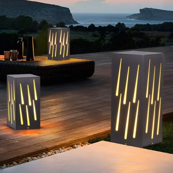 Creative LED Outdoor Post Lights Garden Lights Pillar Light Deck Post Lights Outside Lights - Image 6