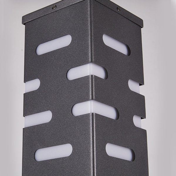 Modern Rectangular Outdoor Pillar Lights - Sleek and Durable - Image 13