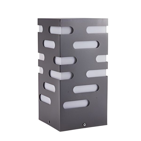 Modern Rectangular Outdoor Pillar Lights - Sleek and Durable - Image 8