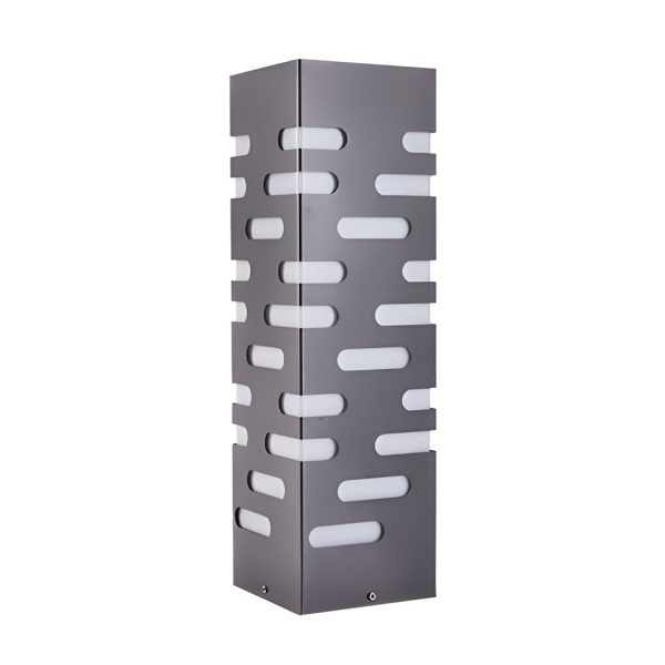 Modern Rectangular Outdoor Pillar Lights - Sleek and Durable - Image 9