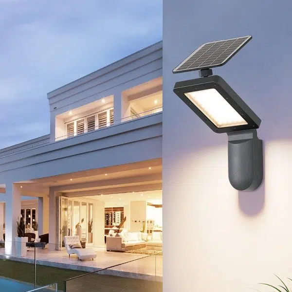Creative Outdoor Wall Lights Solar Wall Lamp LED Wall Sconce Lighting - Image 3