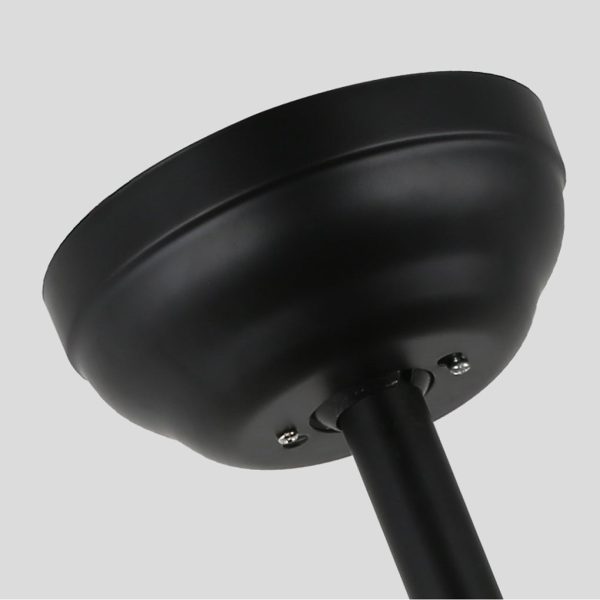 Creative Retro Industrial Style Wrought Iron Cage Noiseless Fan Chandelier - Image 6