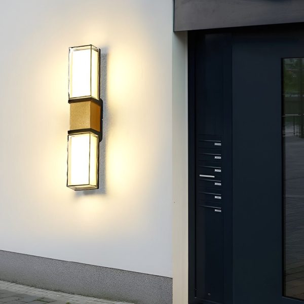 Creative Up and Down Lights Waterproof LED Wall Sconces Outdoor Wall Lights - Image 3