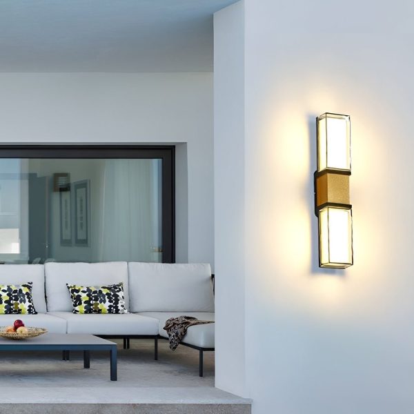 Creative Up and Down Lights Waterproof LED Wall Sconces Outdoor Wall Lights - Image 4