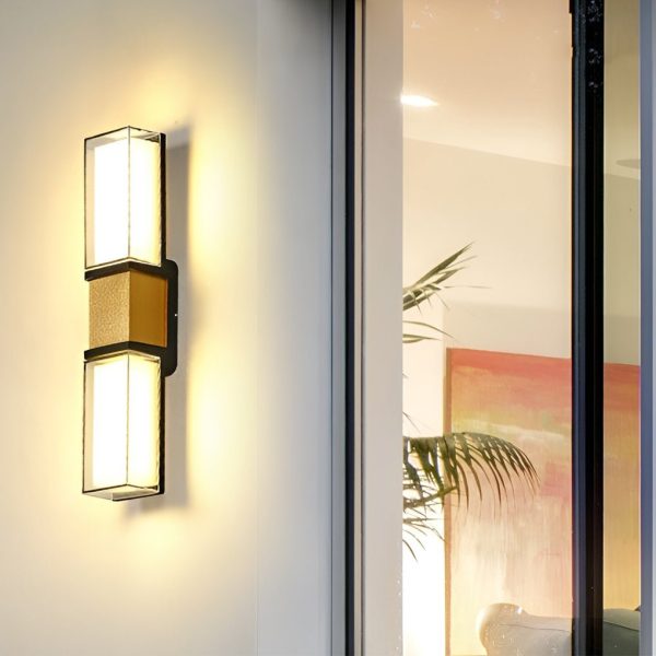 Creative Up and Down Lights Waterproof LED Wall Sconces Outdoor Wall Lights - Image 2