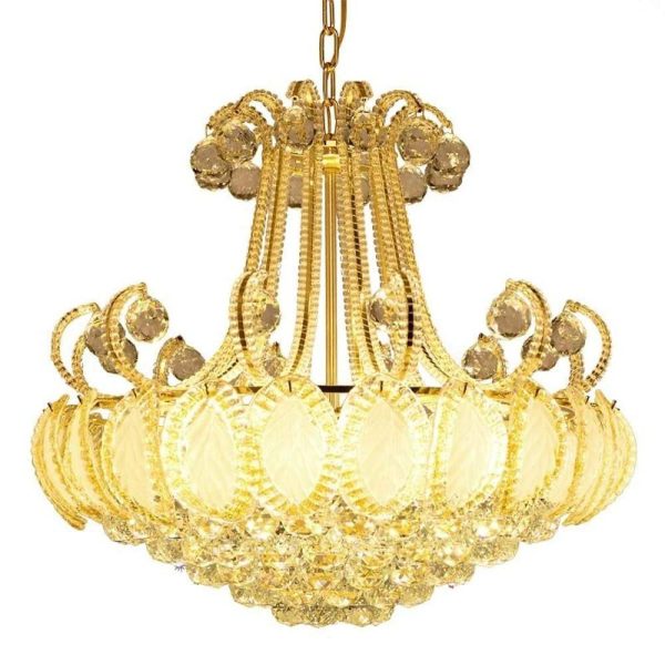 8-light Modern Gold/Silver Vintage Crystal Chandeliers For Living Room - Image 15