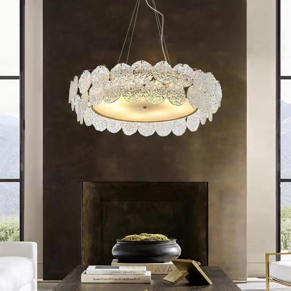 Shell Chandeliers Glass Acrylic LED Kitchen Dining Room Lighting Ceiling Light - Image 8