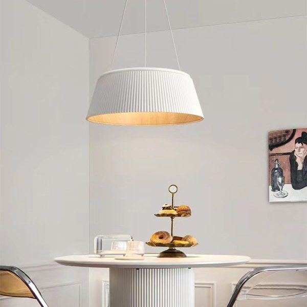 Nordic Minimalist Round LED Iron Pendant Light Flush Mount Lighting - Image 16