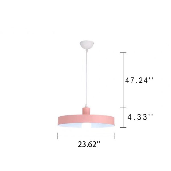 Modern Nordic Macaron Color 1-Light Pendant Light - Image 9