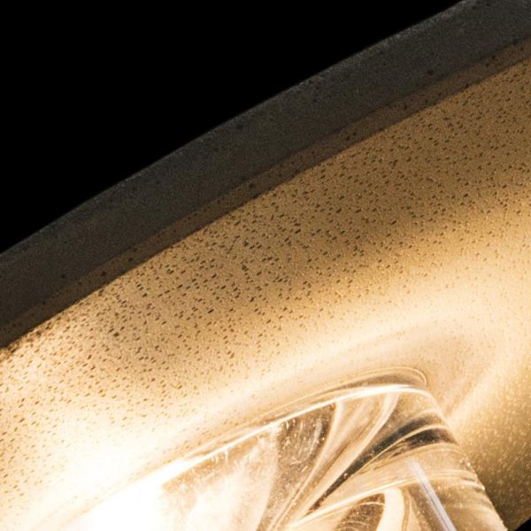 Outdoor Round Gray Concrete LED Wall Flush Lights Accent Landscape Lighting - Image 7