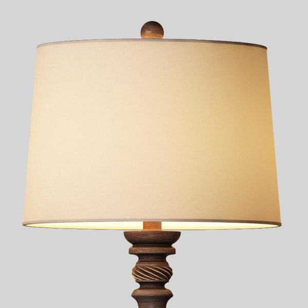 24 inch Rustic Bronze Resin Traditional Table Lamp - Image 8