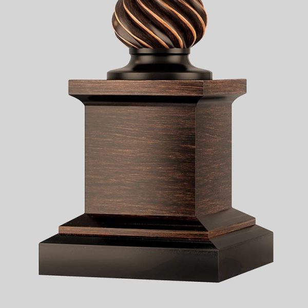 24 inch Rustic Bronze Resin Traditional Table Lamp - Image 9