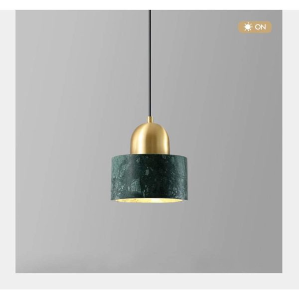 Modern Metal Marble Mini Pendant Lights Classic Artistic Pendant Lighting - Image 5