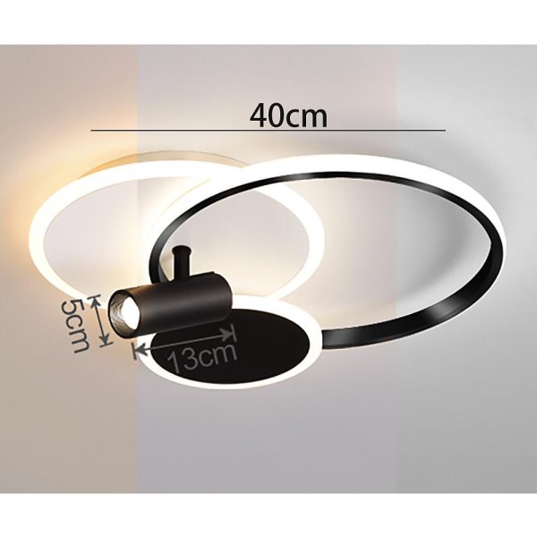 Circles Spotlights Modern LED Flush Mount Ceiling Light for Bedroom - Image 6