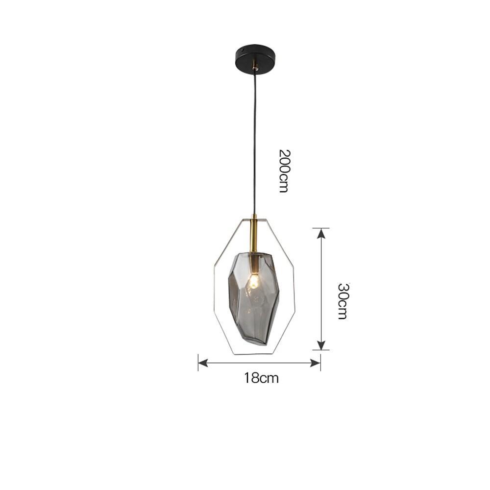 dveqaw1604651536897-a65fb476-a12a-4dfa-9810-05ea8e221ec2-388938.jpg Electroplated Metal Glass LED Nordic Pendant Lighting Kitchen Island Lighting - Image 6