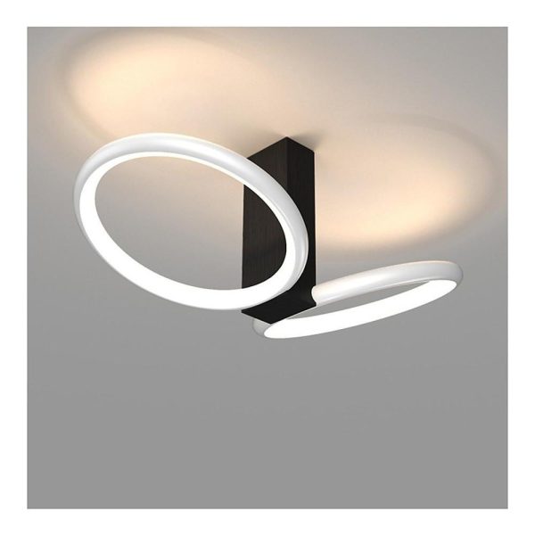 Squares Reflective Gold Flush Mount Light LED Ceiling Light - Image 8