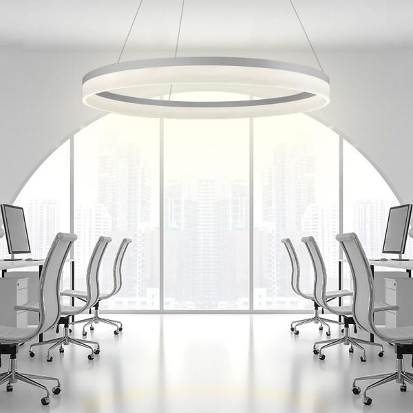 Flat Circular Island Kitchen Pendant Lighting Contemporary Pendant Light - Image 7