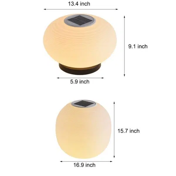 Elegant Solar Powered Post Light LED Spiral Design Lamp with 3 Color Temperatures and IP65 Waterproof - Image 7